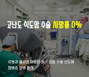 서울아산병원, 고난도 식도암 수술 사망률 0%