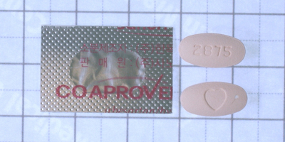 코아프로벨 정 150/12.5mg [1TAB] (Co-Aprovel tab 150/12.5mg [1TAB])