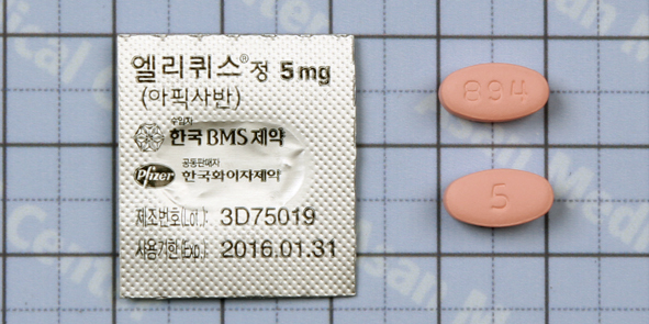 엘리퀴스 정 [5mg] (Eliquis tab [5mg])