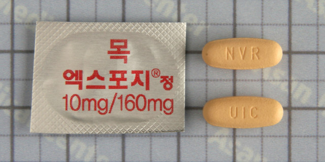 엑스포지 정 10/160mg [1TAB] (Exforge tab 10/160mg [1TAB])