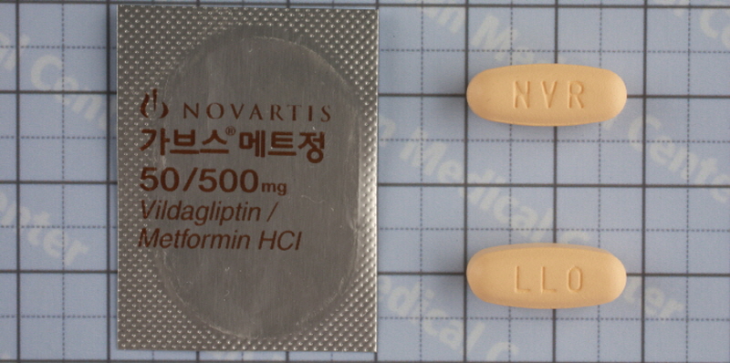 가브스메트 정 50/500mg [1TAB] (Galvusmet tab 50/500mg [1TAB])