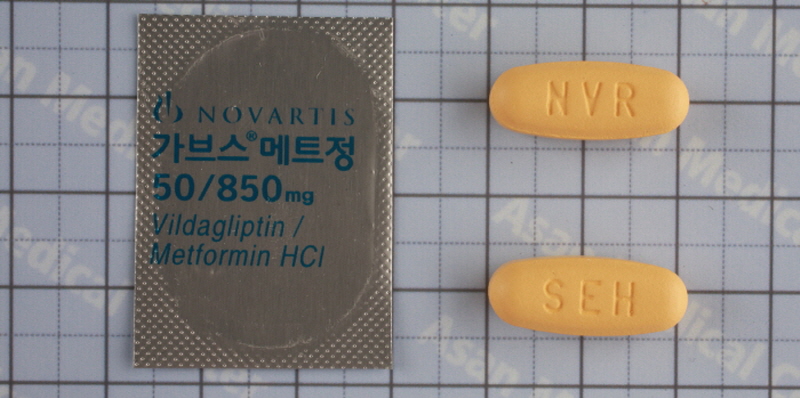 가브스메트 정 50/850mg [1TAB] (Galvusmet tab 50/850mg [1TAB])