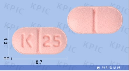 케이캡 정 [25mg] (Kcab tab [25mg])