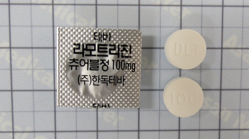 라모트리진 츄어블 정 [100mg] (Lamotrigine chewable tab [100mg])