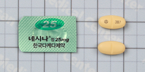 네시나 정 [25mg] (Nesina tab [25mg])