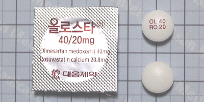 올로스타 정 40/20mg [1TAB] (Olostar tab 40/20mg [1TAB])