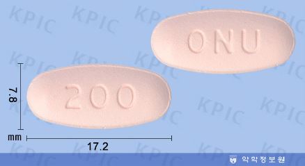 오뉴렉 정 [200mg] (Onureg tab [200mg])