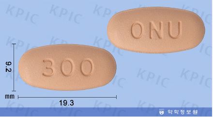 오뉴렉 정 [300mg] (Onureg tab [300mg])