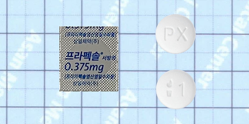 프라펙솔 서방정 [0.375mg] (Prapexole ER tab [0.375mg])