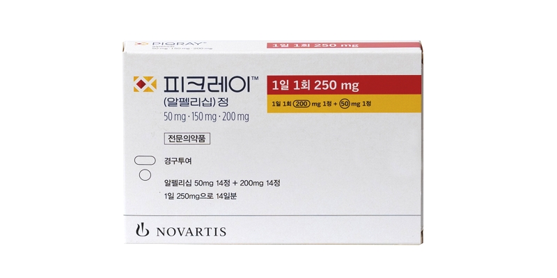 피크레이 정 250mg (200mg 1정+50mg 1정) [28TAB] (Piqray tab 250mg (200mg 1정+50mg 1정) [28TAB])