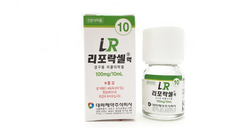 리포락셀 액 10mg/ml [100mg] (Liporaxel soln 10mg/ml [100mg])