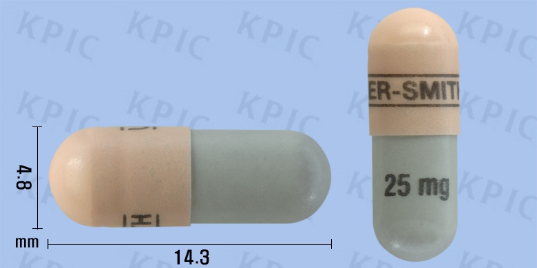 큐덱시 서방캡슐 [25mg] (Qudexy XR cap [25mg])