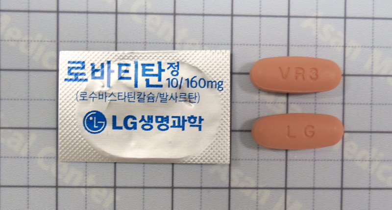 로바티탄 정 10/160mg [1TAB] (Rovatitan tab 10/160mg [1TAB])