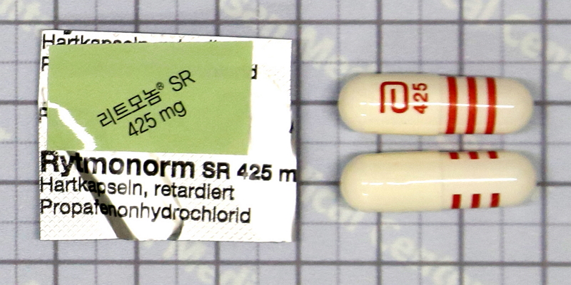 리트모놈 SR 서방캡슐 [425mg] (Rytmonorm SR cap [425mg])