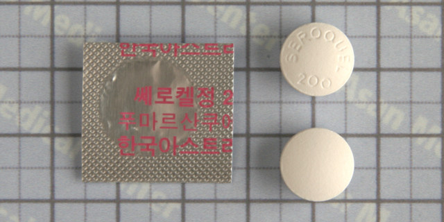 쎄로켈 정 [200mg] (Seroquel tab [200mg])