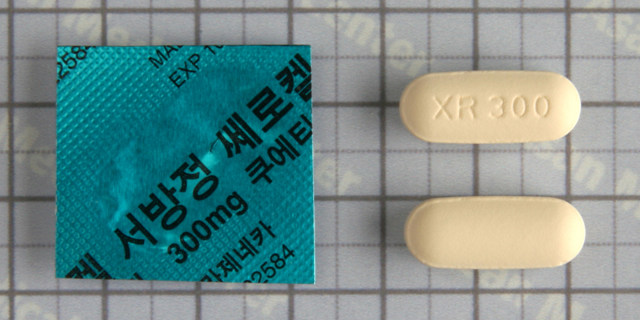 쎄로켈 서방정 [300mg] (Seroquel XR tab [300mg])