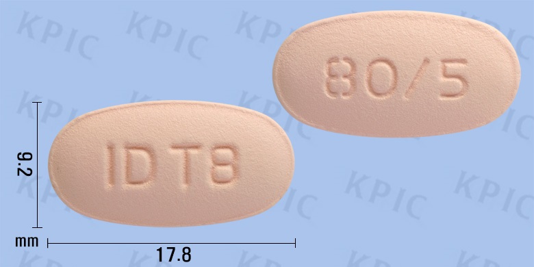 텔로스톱 정 80/5mg [1TAB] (Telostop tab 80/5mg [1TAB])