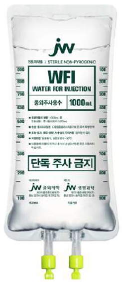 중외 주사용수 [1000ml] (Distilled water inj (JW) [1000ml])