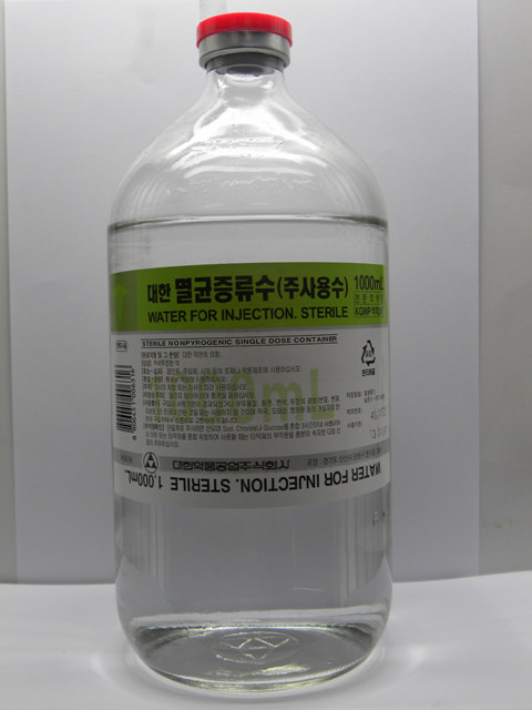 대한 멸균증류수(주사용수) [1000ml] (Distilled water inj (Daihan) [1000ml])