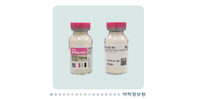 세푸록심나트륨 주 [750mg] (Cefuroxime sodium inj [750mg])